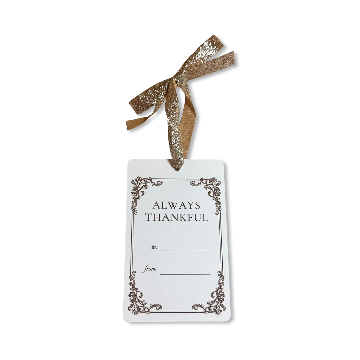 Always Thankful Gift Tag