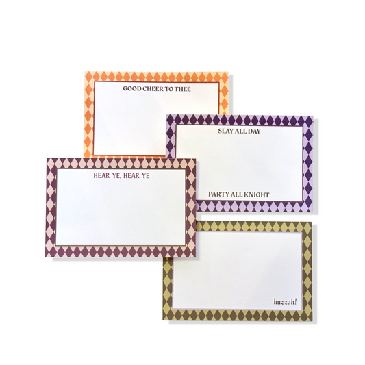Medieval Card Pack Set of 4